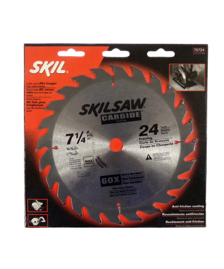 Skil Skil 7 1/4" Carbide Blade 24 Teeth 75724