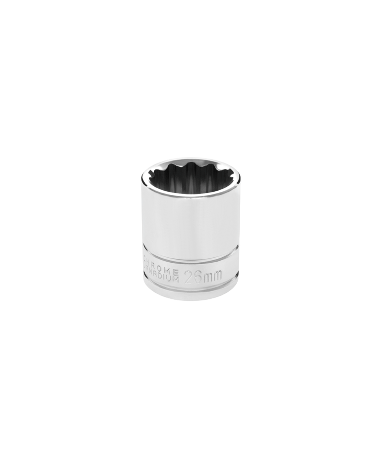 Performance Tool PT   1/2 in. Dr. 26mm  12 pt Socket W32826