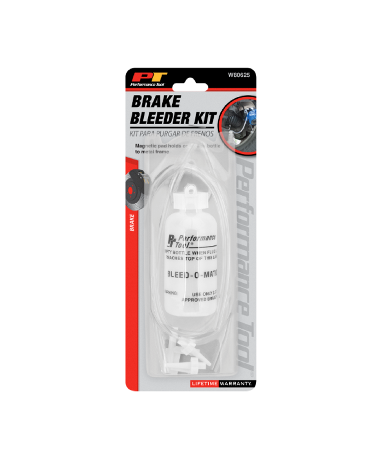Performance Tool PT Brake Bleeder Kit W80625