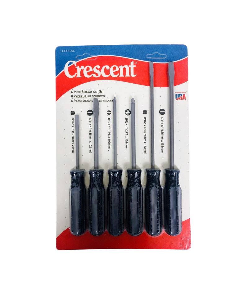 Crescent Crescent 6 Pc Set Square Tip LCCS1006