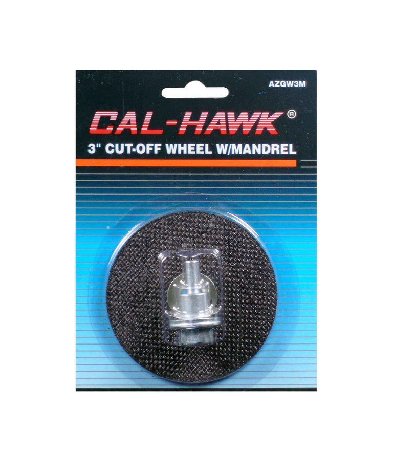 Cal-Hawk Cal-Hawk 3" Cut-Off Wheel whit Mandrel AZGW3M