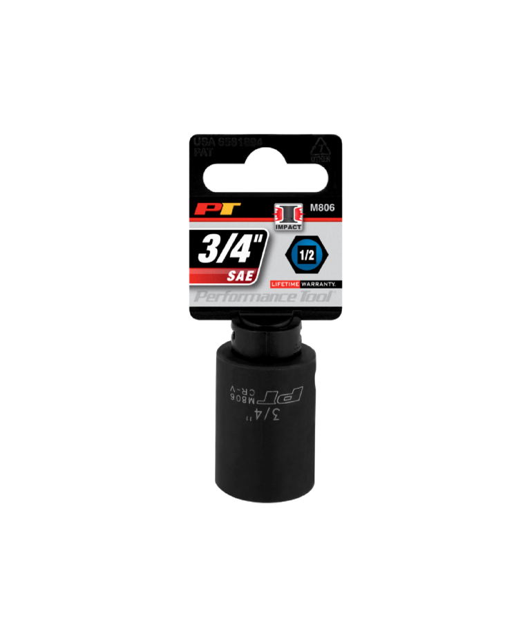Performance Tool PT 1/2 in Dr. 3/4 in. Impact Socket M806