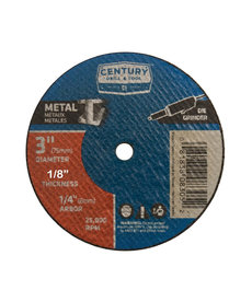 Century Century 3" x 1/8 Metal Cutoff Wheel 08323