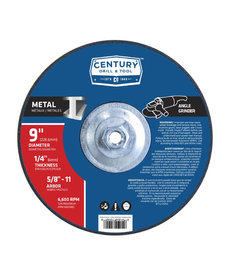 Century Century 9" x 1/4" x 5/8-11 Wheel 75592