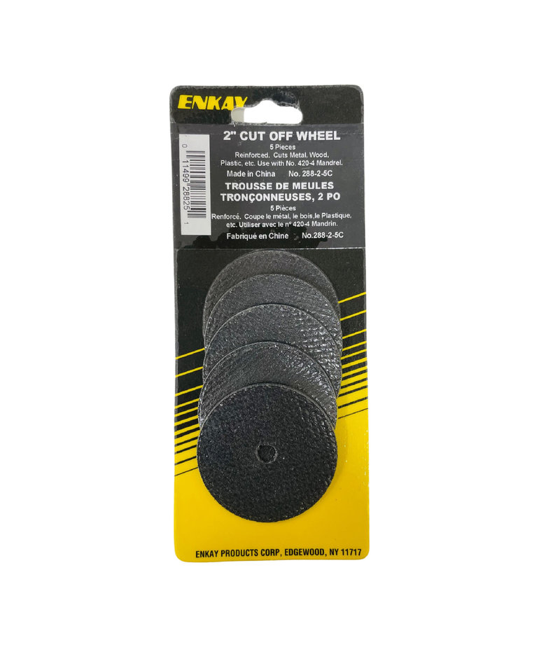 ENKAY Enkay 5 Pc 2" Cut Off Wheel   288-2-5C