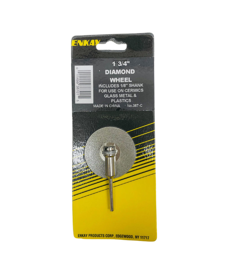 ENKAY Enkay 1.75" Dia Disc. W 1/8" shank  387-C