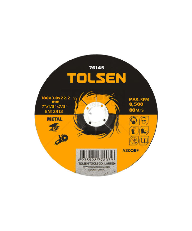 Tolsen Tolsen 4 1/2" Depress Cut Off Wheel  76142