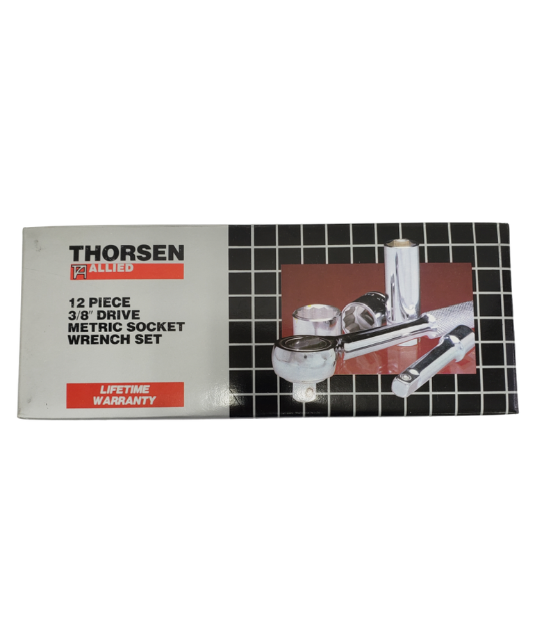 Thorsen Thorsen 12 Piece, 3/8" Metric Socket Wrench Set 41612