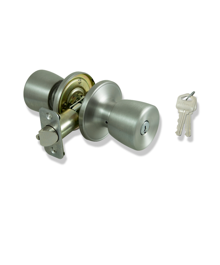 PROSOURCE ProSource Entry Knob Lockset , Stainless