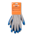 Diamondback Gripper Work Gloves,  Rubber Latex Coating. Medium