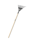 Landscaper Select RAKE LAWN/LEAF 18-Tine, Hardwood Handle, 48 in L Handle