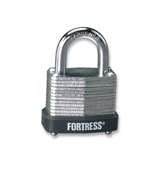 MASTER LOCK COMPANY Fortress Laminate Padlock, 1 1/8"