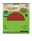 Gator Gator  Sanding Disc, 6 in , 40 Grit. 3 Pack