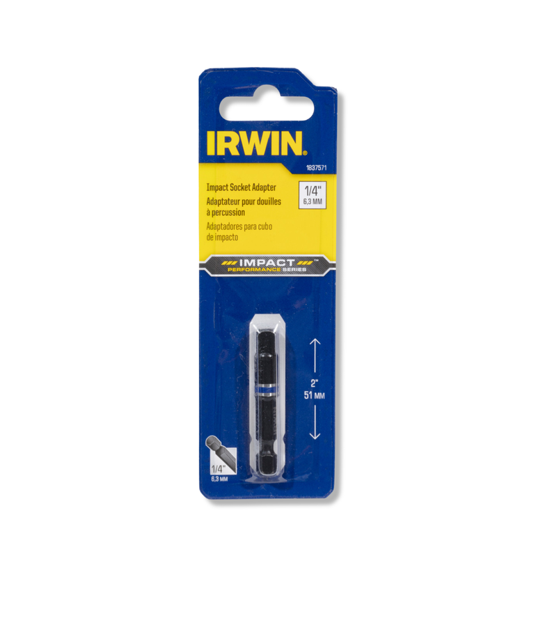 IRWIN TOOLS Irwin Socket Adapter Impact 1/4 x 2in.