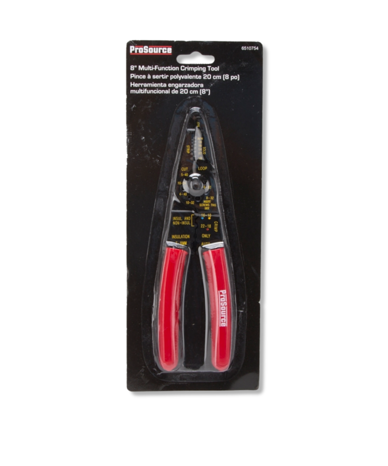 PROSOURCE ProSource  8" Wire Stripper, 10 to 22 AWG Wire