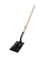 Landscaper Select Square Point Shovel, Hardwood Handle, 45 in L Handle