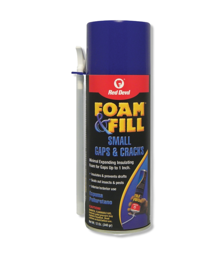 Red Devil Foam & Fill Sealant, 12 oz Aerosol Can Whatchamacallit Tools