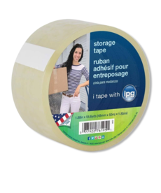 IPG IPG  Packaging Tape, 54.6 yd L, 1.88 in W, Clear