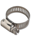 PROSOURCE ProSource  Interlocked Hose Clamp, Stainless Steel, No. 10