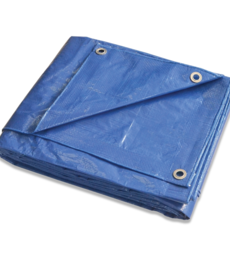 PROSOURCE ProSource  Blue Tarpaulin, 8 ft ,X6 ft , 3.5 mil Thick