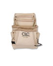 CLC Work Gear CLC  179354 Carpenter's Nail/Tool Bag,  10-Pocket, Leather, White