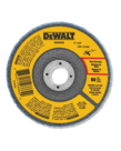 DEWALT ACCESSORIES DeWALT Flap Disc, 4 in Dia, 5/8 in Arbor, Coated, 60 Grit