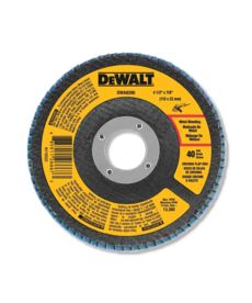 DEWALT ACCESSORIES DeWALT 4-1/2" 40 Grit, Coarse, Zirconium Oxide Abrasive