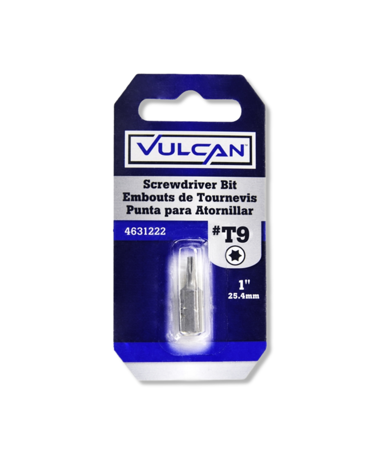 VULCAN Vulcan Torx T9  Screwdriver Bit, 1" long