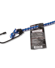 PROSOURCE 36" BUNGEE CORD BLUE AND WHITE, HOOK END