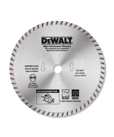 DEWALT ACCESSORIES DeWALT Circular Blade, 7 in Dia, 5/8 in Arbor, Diamond Cutting Edge