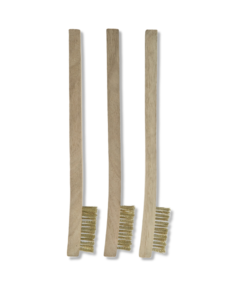 LINZER PRODUCTS CORP. Linzer  Brush Set, Brass Bristle Wood handle