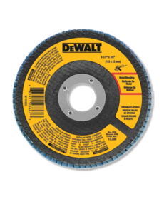 DEWALT ACCESSORIES DeWALT  Flap Disc, 4-1/2 in  60 Grit, Zirconia Abrasive