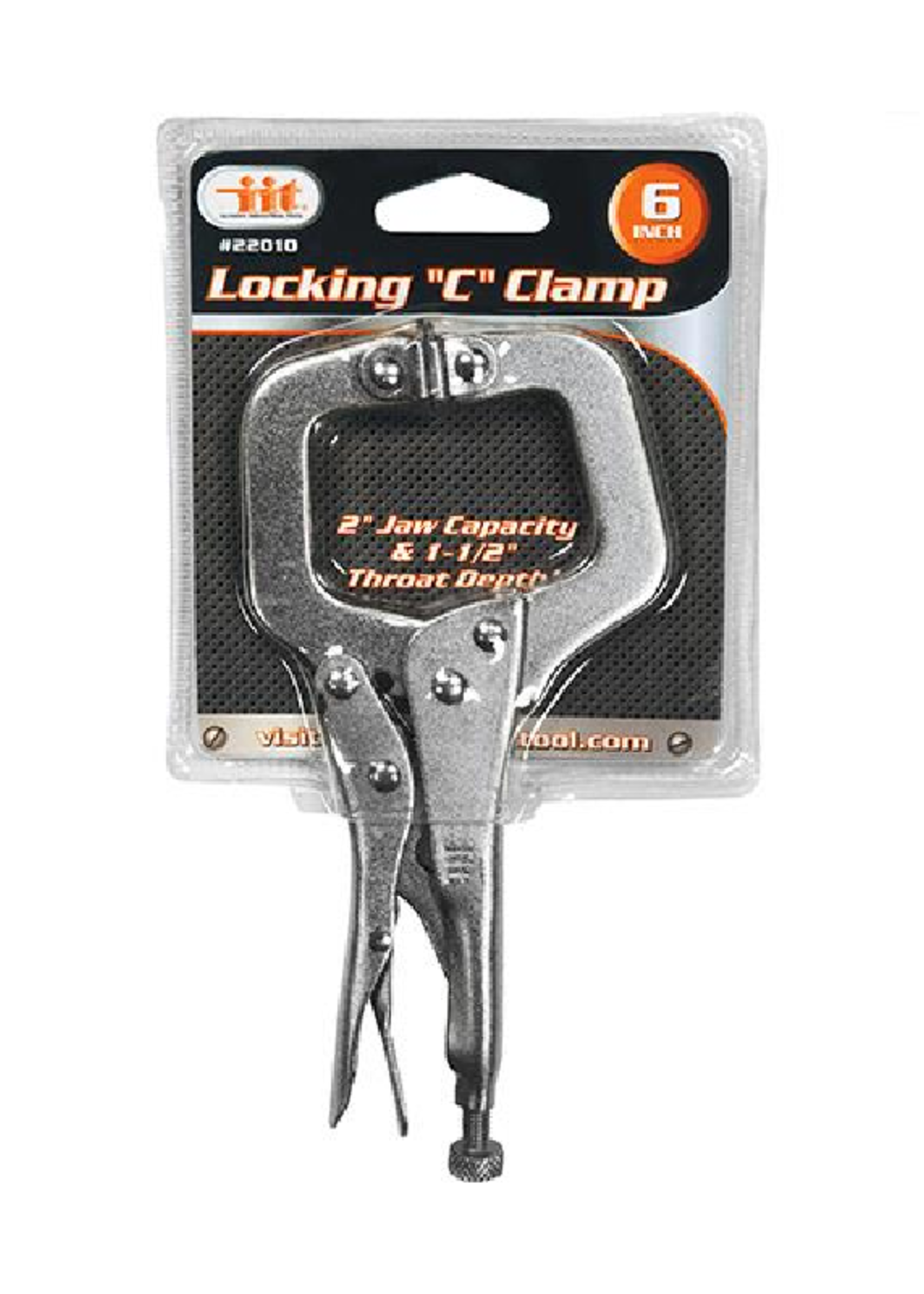 iit 6" LOCKING C CLAMP WITH FLEX PAD