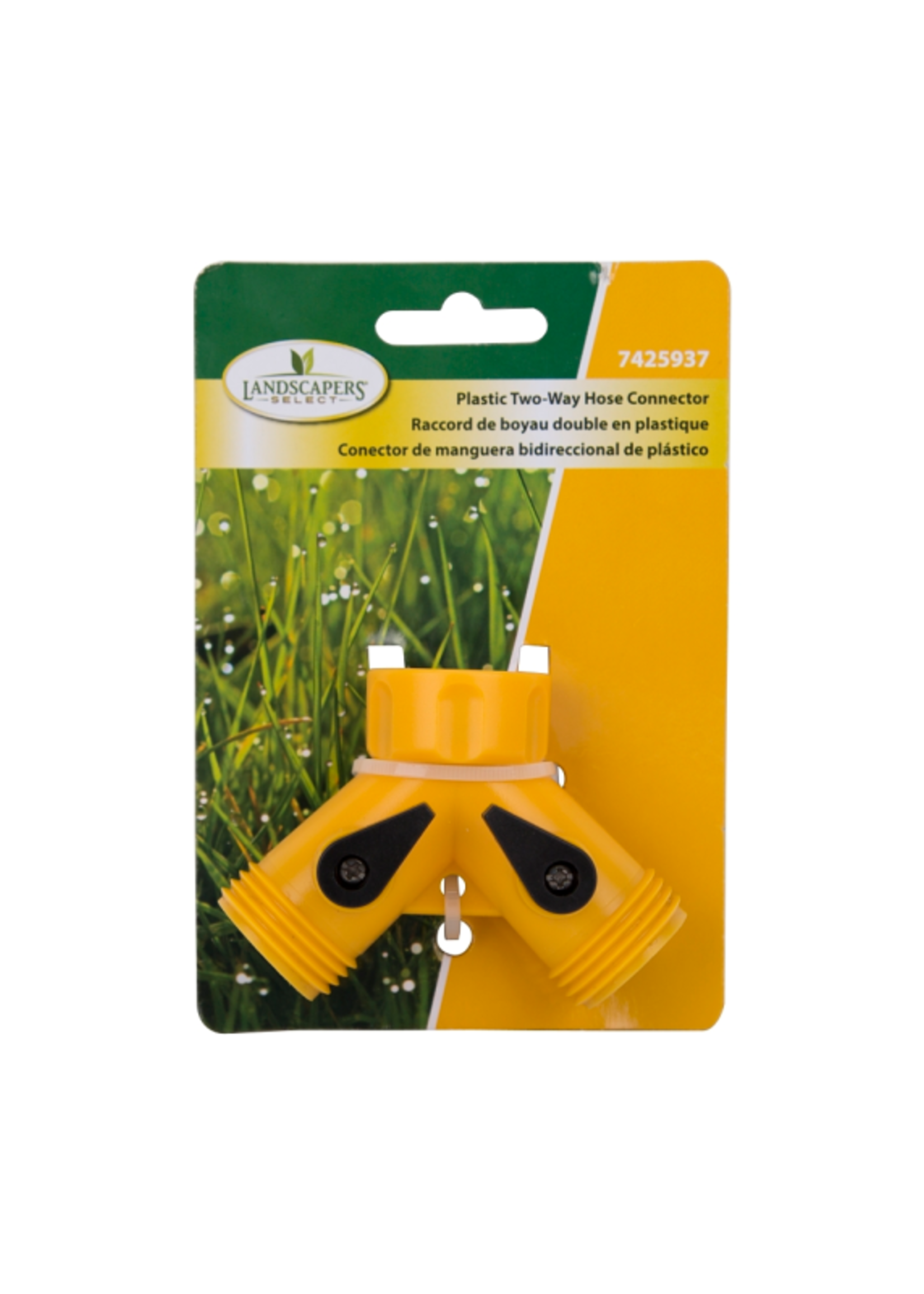 Landscaper Select Landscapers Select Y-Connector, Plastic,  For: Garden Hose and Faucet