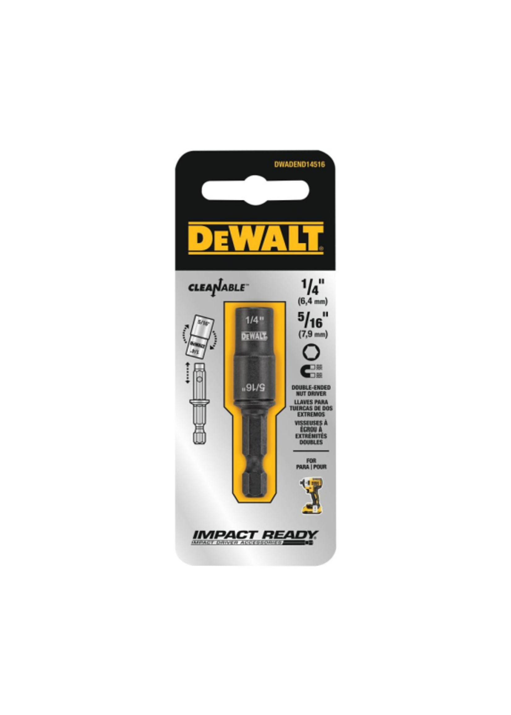 DEWALT ACCESSORIES DEWALT  Double-Ended Nut Driver