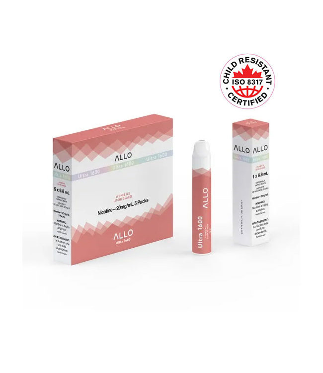 Allo Ultra 1600 - Lychee Ice - Excised