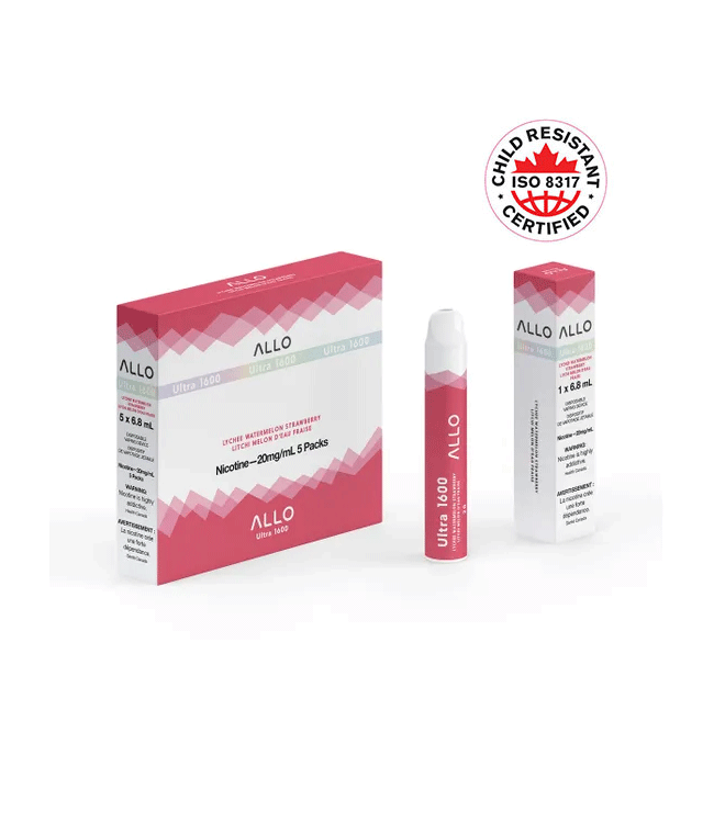 Allo Ultra 1600 - Lychee Watermelon Strawberry - Excised