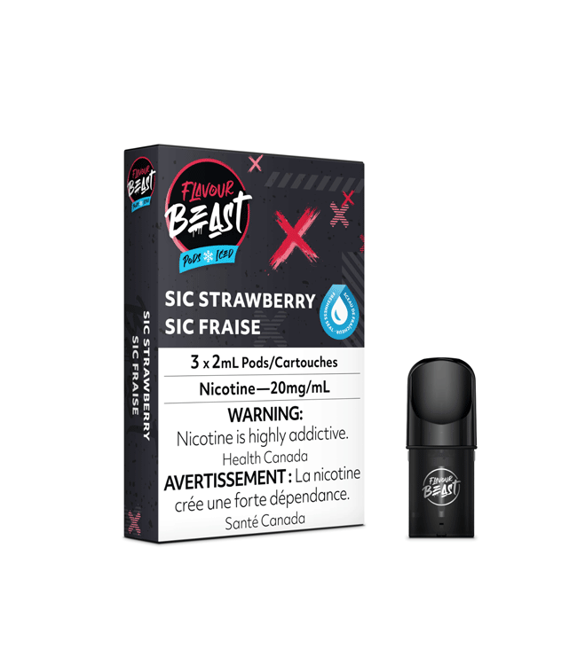 STLTH - FLAVOUR BEAST - SIC FRAISE GLACÉE - EXCISÉ