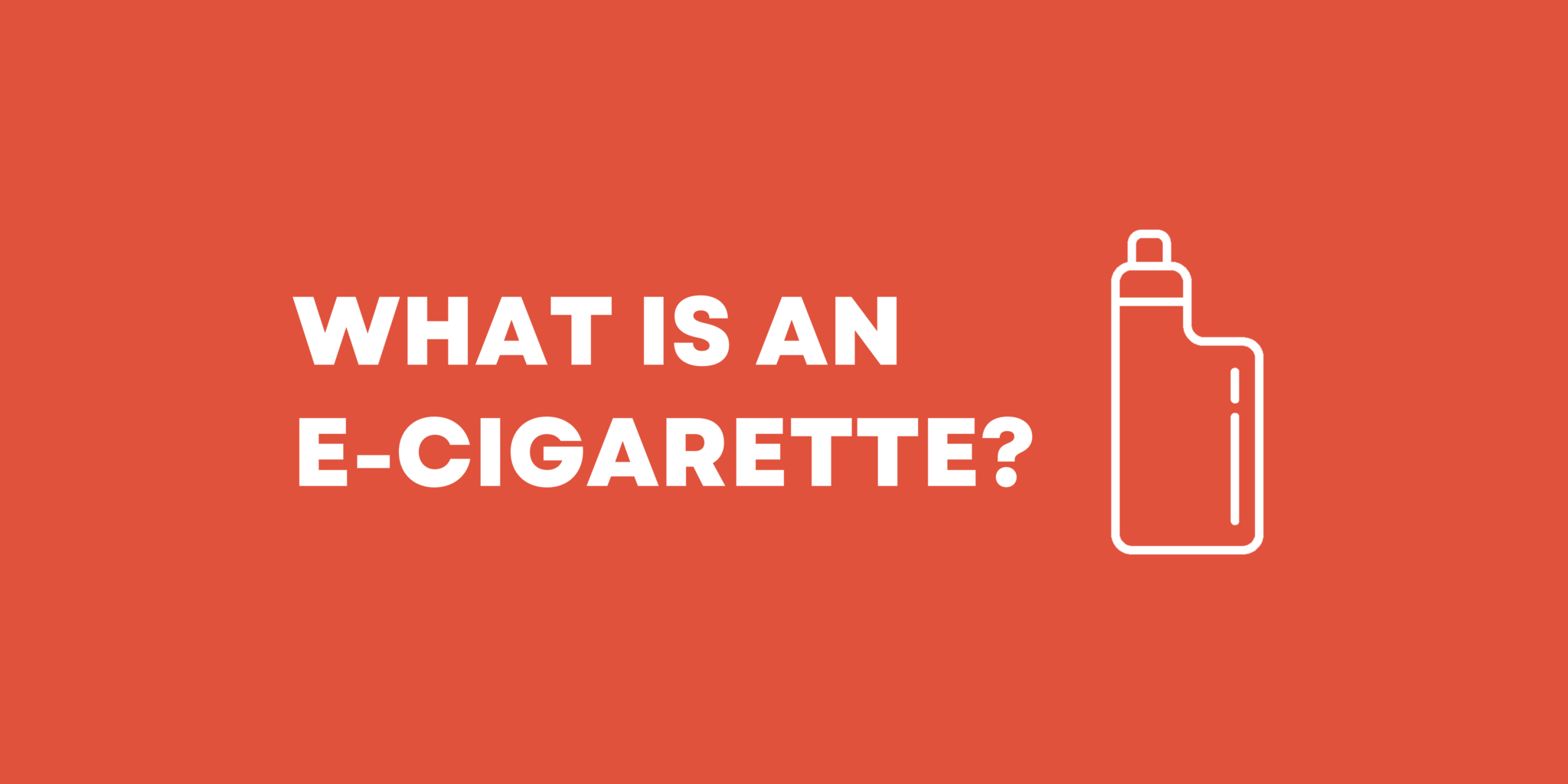 What is an e-cigarette?