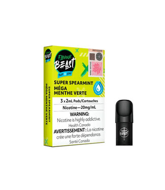 STLTH FLAVOUR BEAST STLTH - Flavour Beast -  Méga Menthe Verte 20 mg - Excisé