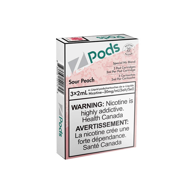 ZPods Sour Peach Excised Vapanada