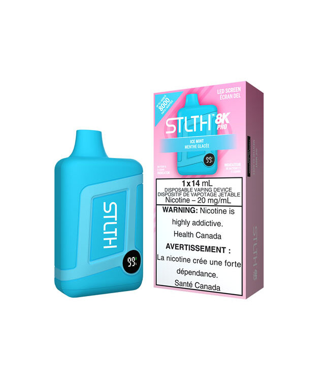 STLTH BOX 8K PRO - Menthe glacée 20 mg - Excisé