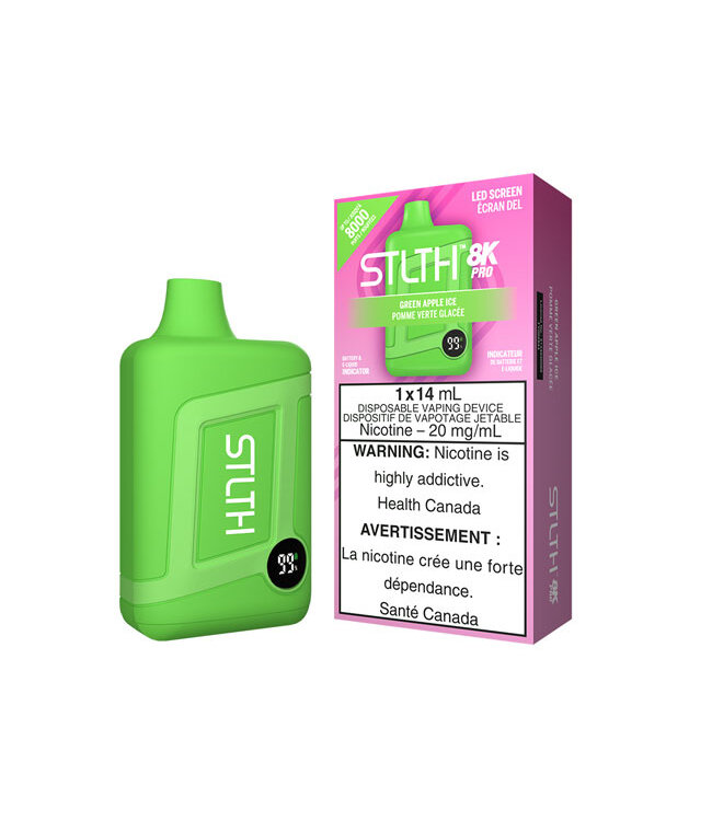 STLTH BOX 8K PRO - Green Apple Ice 20 mg - Excised