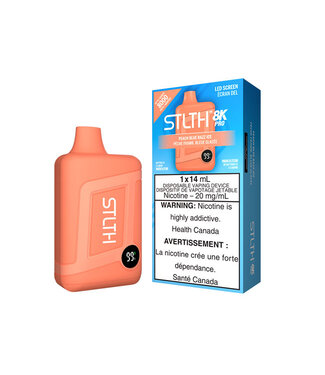 STLTH 8K PRO STLTH BOX 8K PRO - Peach Blue Razz Ice 20 mg - Excised