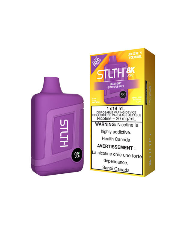 STLTH BOX 8K PRO - Quad Berry 20 mg - Excised