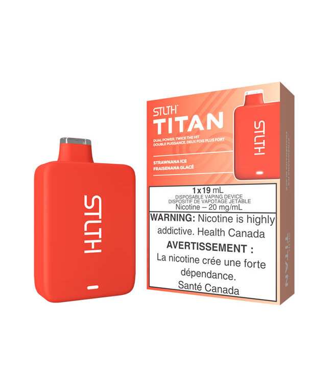 STLTH TITAN 10K - Strawnana Ice 20 mg - Excised