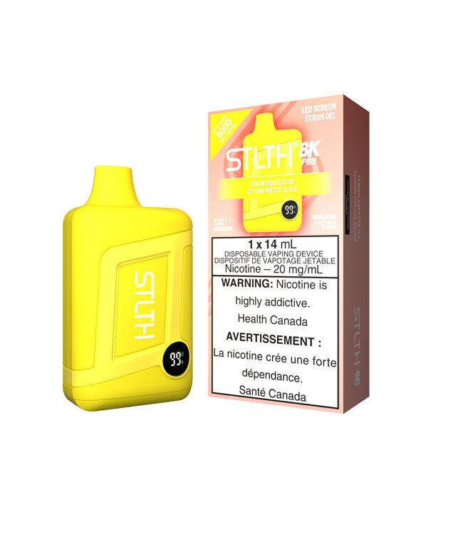 STLTH BOX 8K PRO -  Citron Pressé glacé 20 mg - Excisé