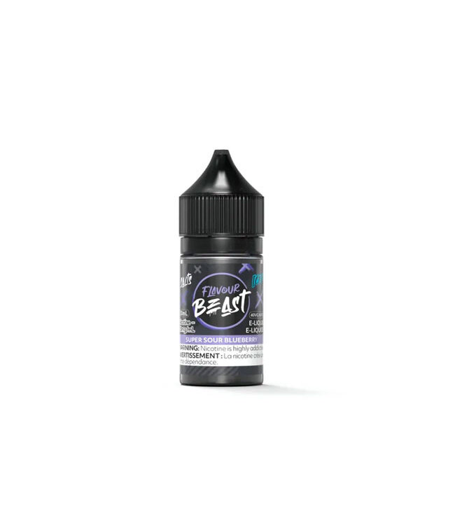 Flavour Beast Salt - Super Sour Blueberry Iced 20 mg -  Excised