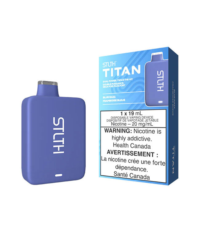 STLTH TITAN 10K - Blue Razz 20 mg - Excised