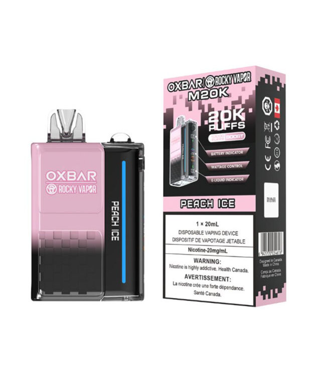 OXBAR M20K - Peach Ice 20 mg - Excised